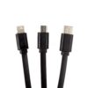 Cabo USB 3 em 1 de Bambu Personalizado - Image 5
