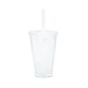 Copo Duplo Click com Tampa e Canudo 500ml Personalizado - Image 3