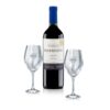 Kit Bebida Com Vinho e Taças Personalizado - Image 2