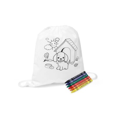 Mochila Saco Para Colorir Personalizada