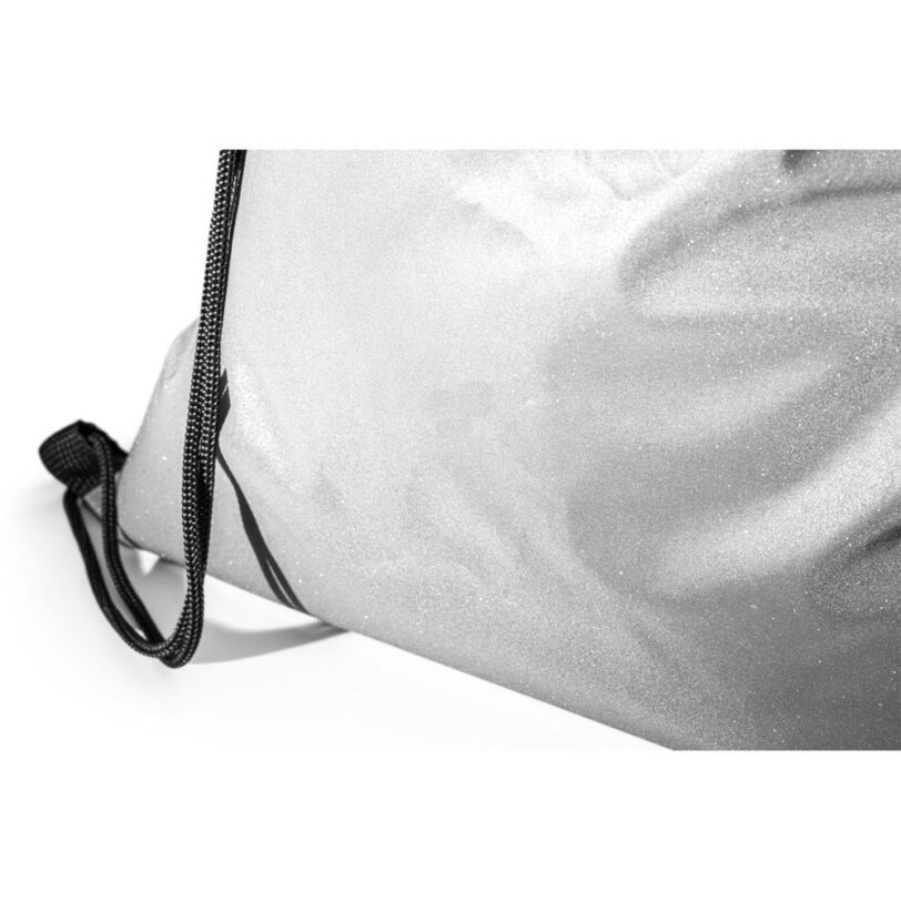 Mochila Saco Prateada Para Brindes Personalizados - Image 3